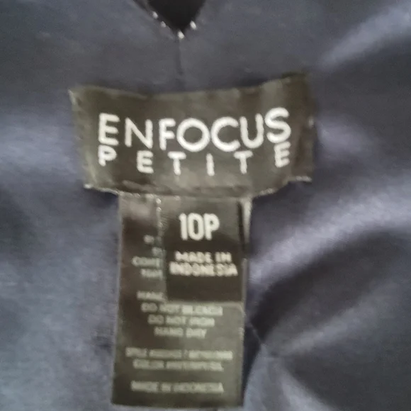 EUC ENFOCUS 10P Navy Blue dress. - Picture 5 of 5